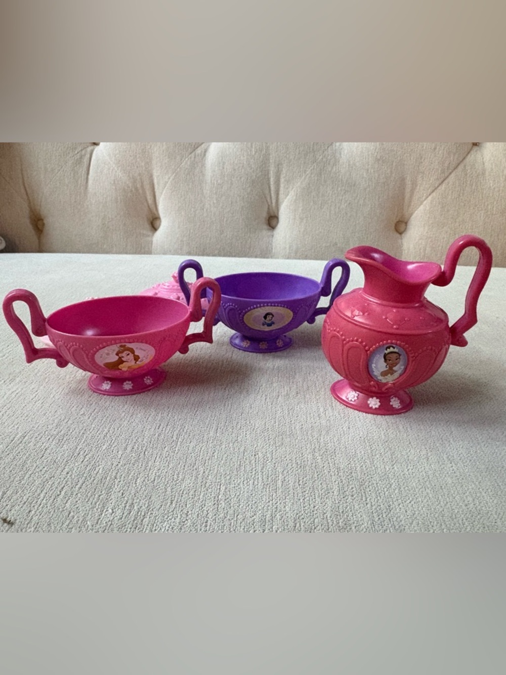 Disney Princess Tea Set Kids Toy - Play Tea Party Set - Picture 4 of 7